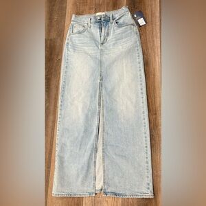 Universal Thread Light Blue Denim Maxi Skirt